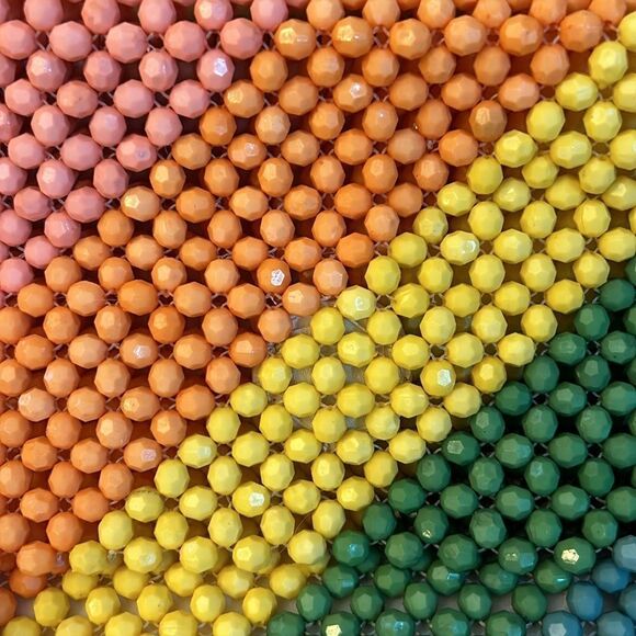 NWT Isaac Mizrahi Colorful Beaded Crossbody Bag - Picture 5 of 9